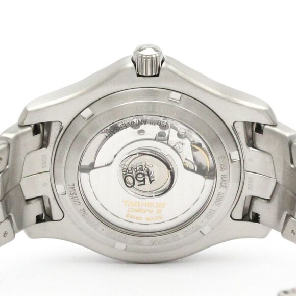 TAG HEUER Link Limited Edition Black MOP Steel Watch WJF211K Polished - Picture 6 of 8